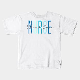 Vintage Wound Care Nurse Stethoscope Nurse Day & Nurse Week Kids T-Shirt